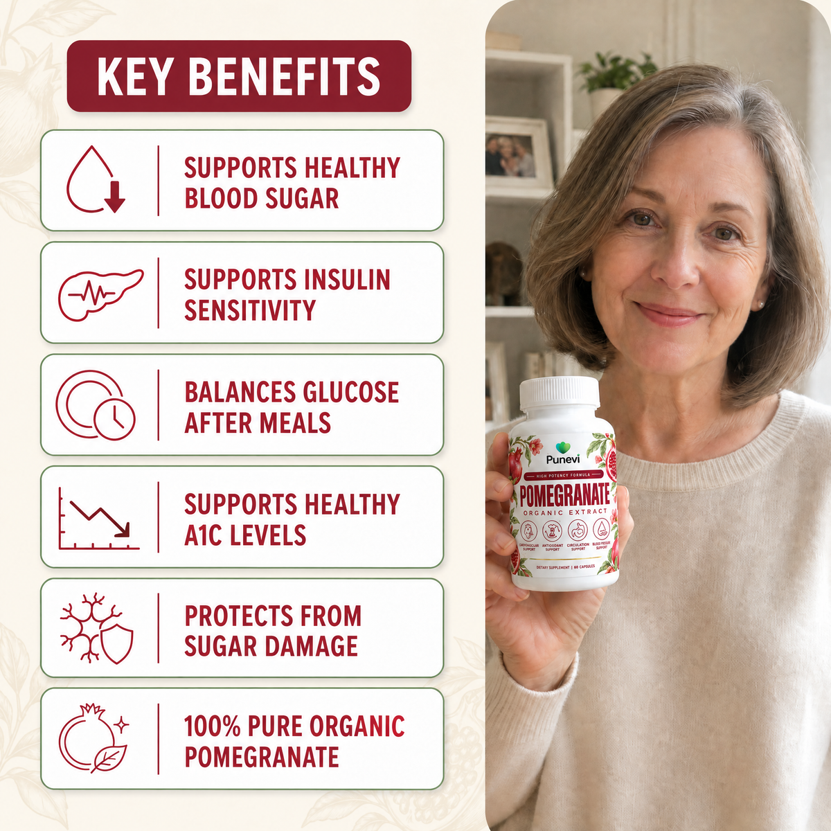 Organic Pomegranate Extract Capsules Bs