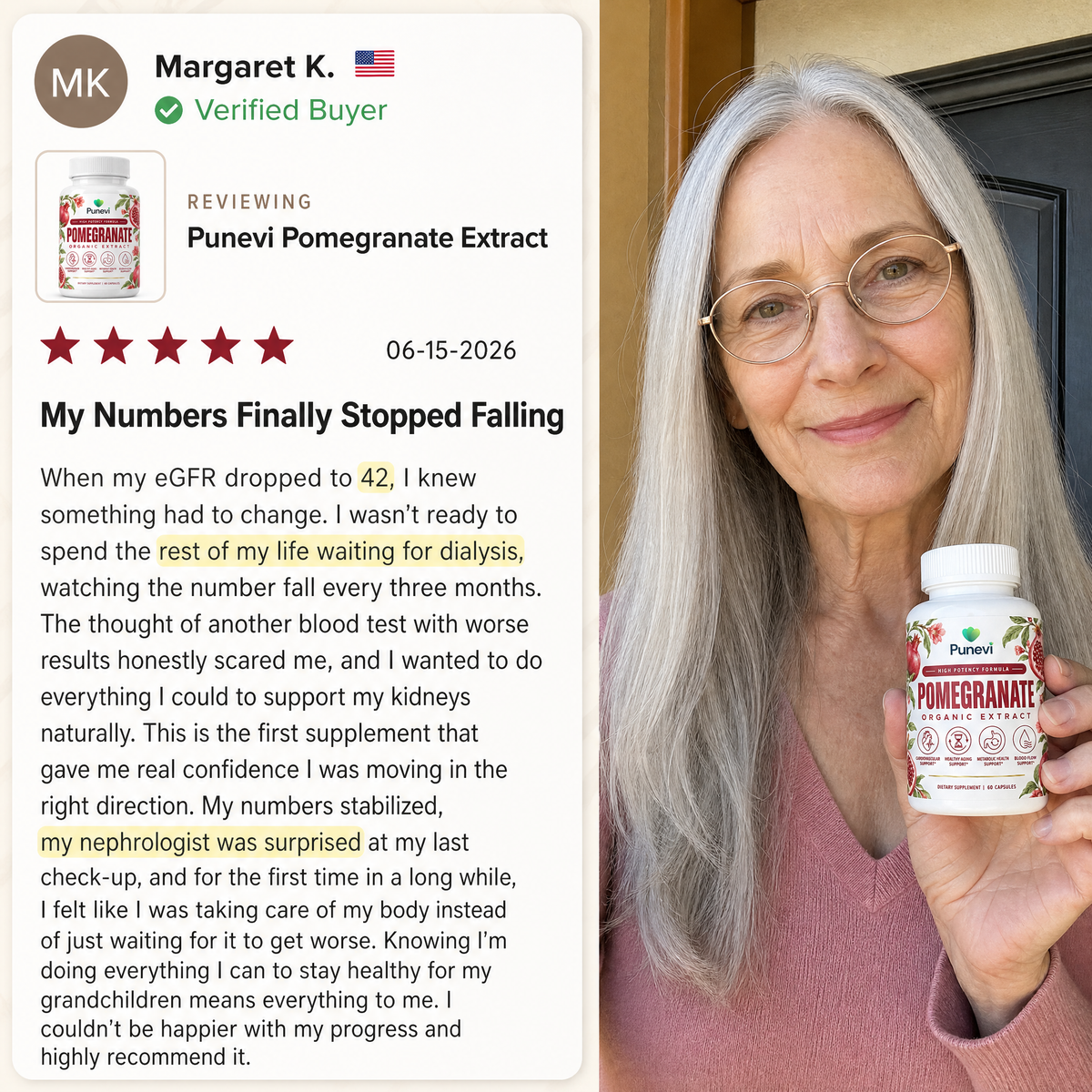 Organic Pomegranate Extract Capsules Kd